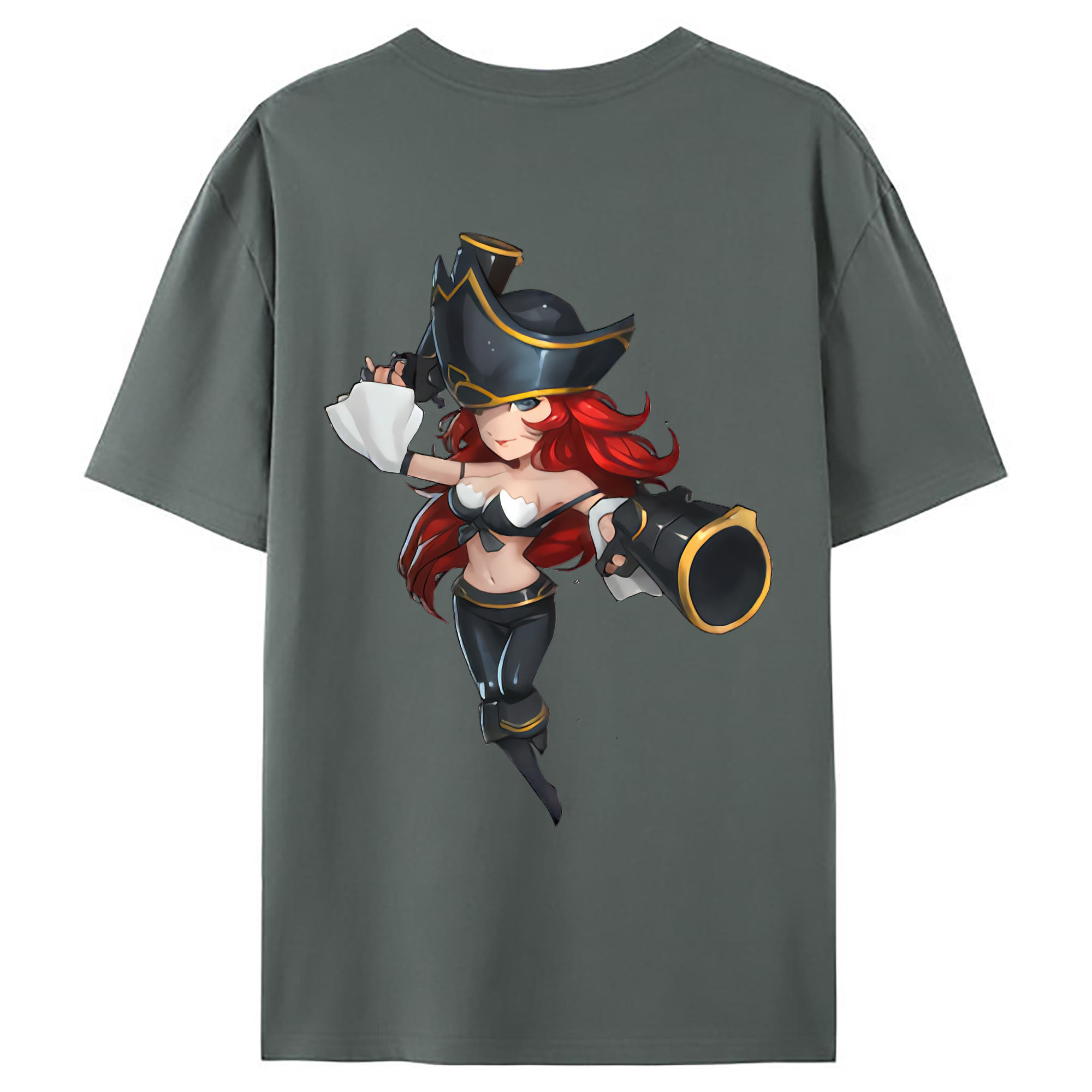 （画像用） リーグ・オブ・レジェンド League of Legends LOL 綿100％ メンズ半袖Tシャツ（バックプリント） 通気性